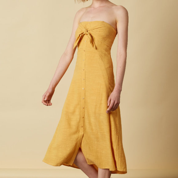 Cotton Candy Dresses & Skirts - BOGO Free - Cotton Candy LA - Saffron Midi Dress